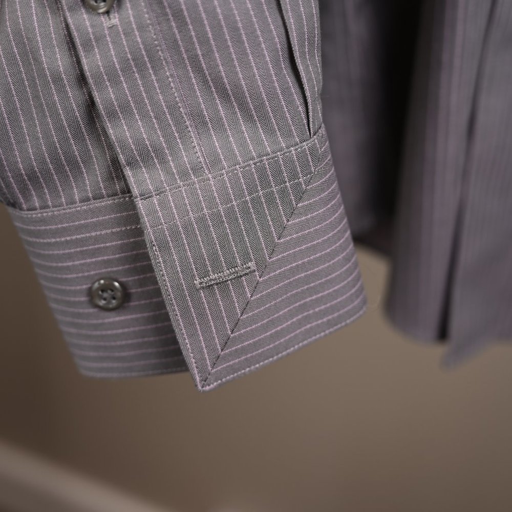 Men's Long Sleeve Button Down Dress Shirt - Small